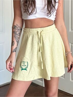 NWT Anthropologie Sundry Cotton Drawstring Game Set Match Skirt - Size XS